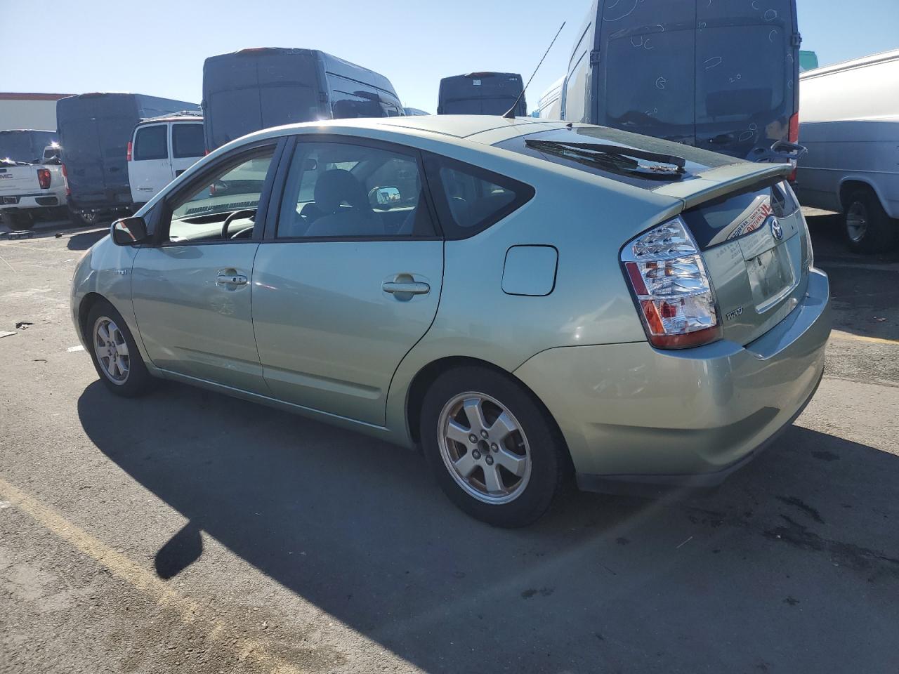 2007 Toyota Prius VIN JTDKB20U077617627 Copart auction photo, side damage thumbnail 2