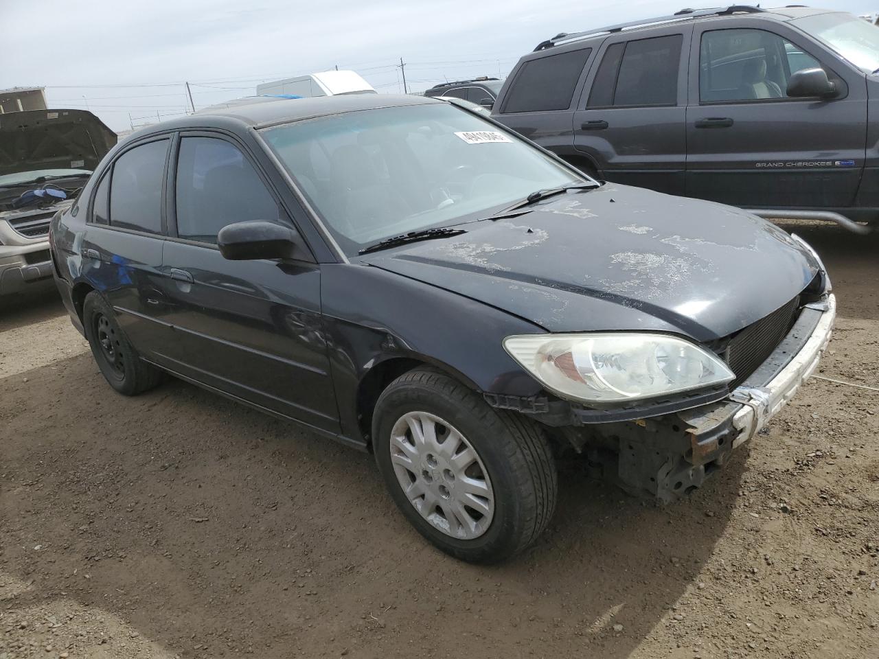 2005 Honda Civic VIN 2HGES16675H508441 Copart auction photo, front end / hail damage thumbnail 4