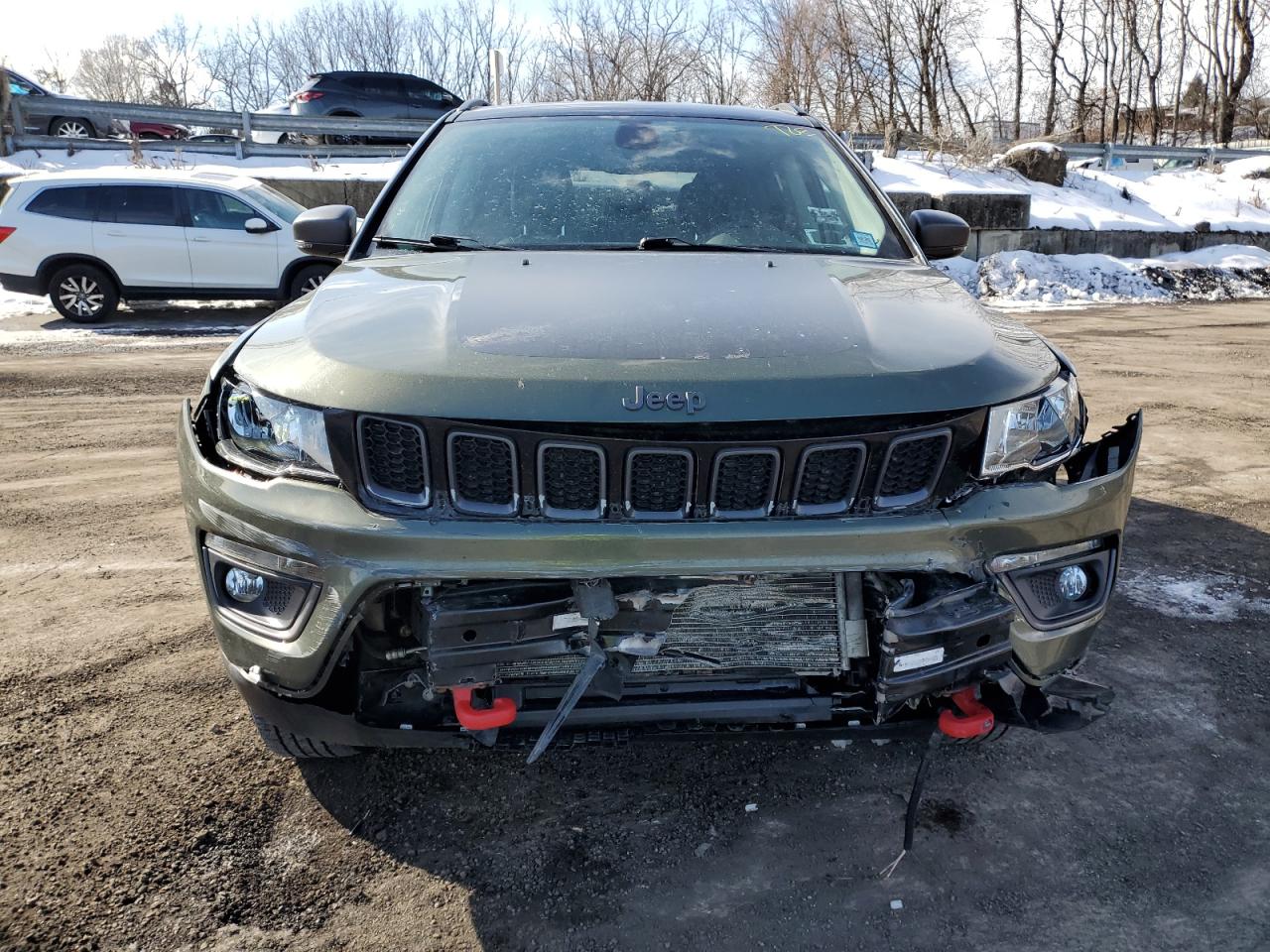 2019 Jeep Compass VIN 3C4NJDDB5KT799866 Copart auction photo, front end / minor dent/scratches damage thumbnail 5