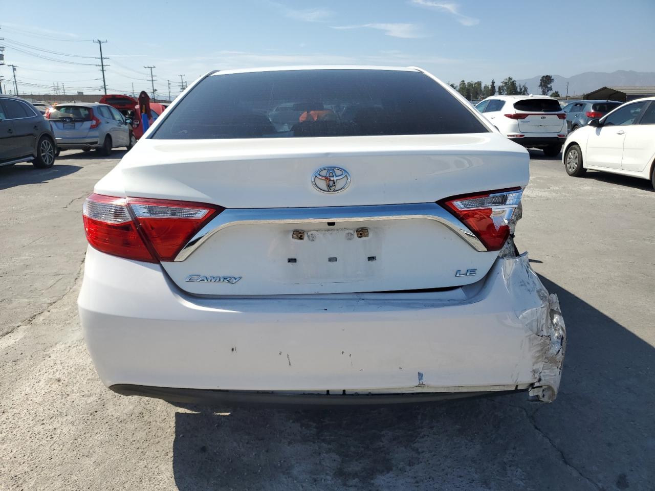 2016 Toyota Camry VIN 4T1BF1FK2GU243992 Copart auction photo, rear end damage thumbnail 6