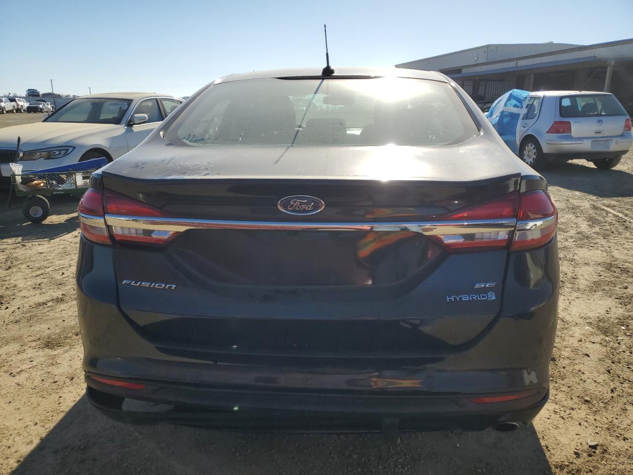 2018 Ford Fusion VIN 3FA6P0LU5JR140444 Copart auction photo, rear end damage thumbnail 6