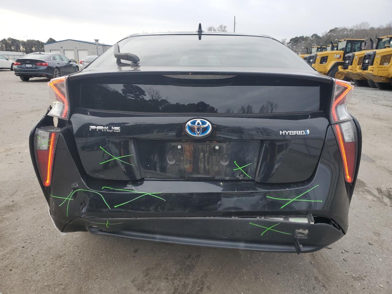 2016 Toyota Prius VIN JTDKARFU3G3517046 Copart auction photo, rear end damage thumbnail 6