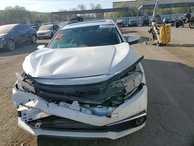 2019 Honda Civic VIN 19XFC1F3XKE014670 Copart auction photo, front end / rear end damage thumbnail 13