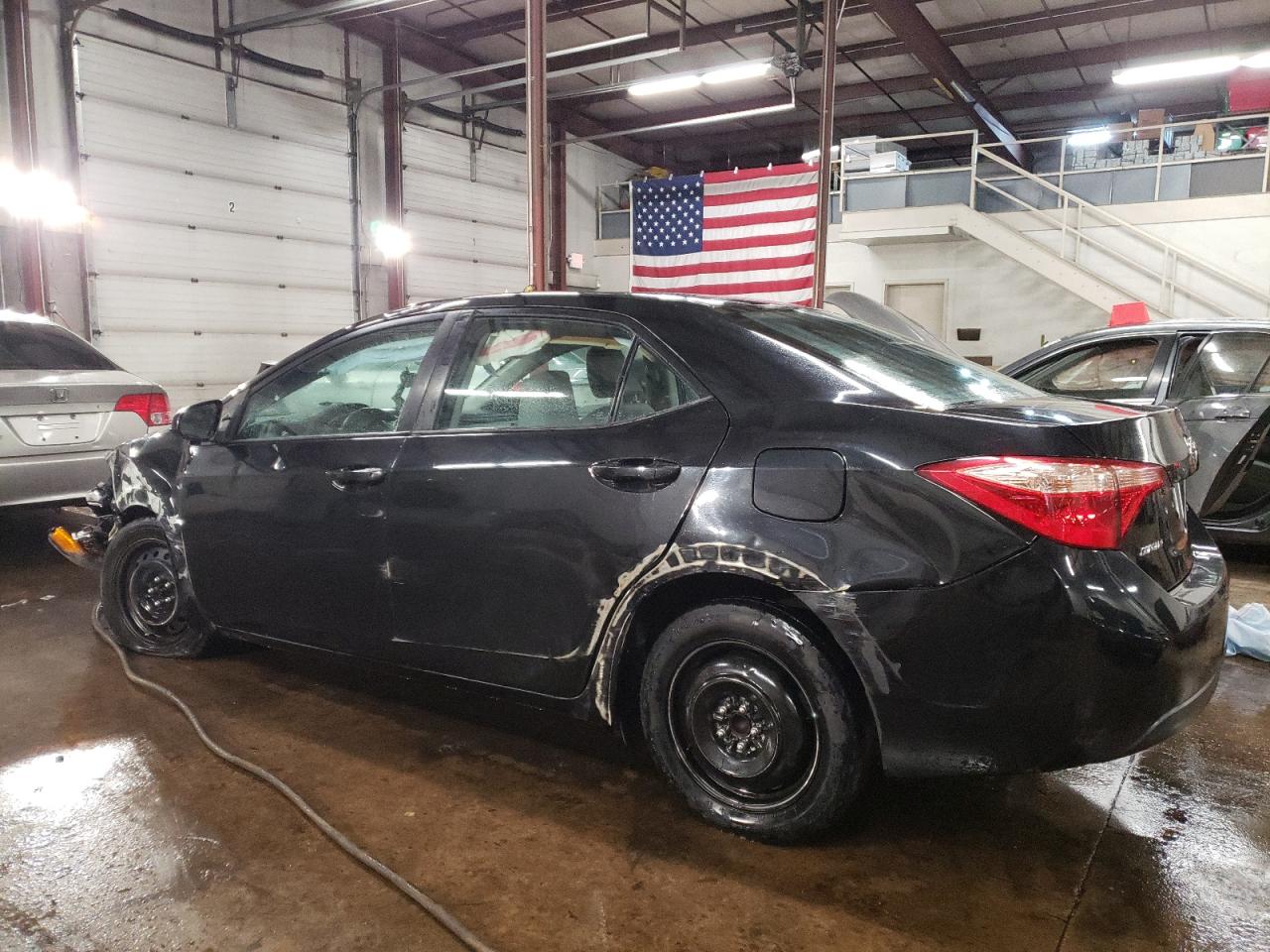 2017 Toyota Corolla VIN 5YFBURHE4HP667799 Copart auction photo, front end / side damage thumbnail 2