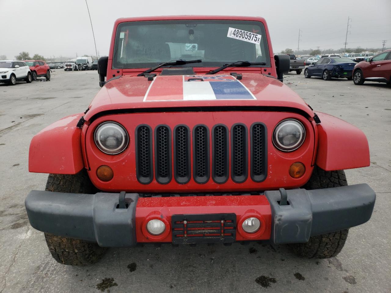 2012 Jeep Wrangler VIN 1C4BJWKGXCL102296 Copart auction photo, water/flood damage thumbnail 5