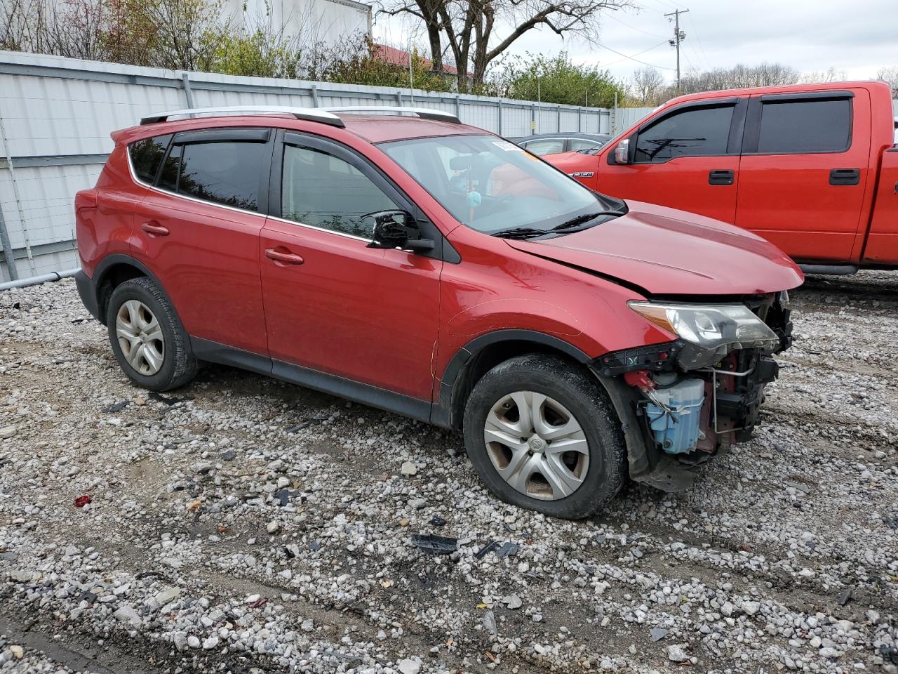 2015 Toyota RAV 4 VIN JTMBFREV9FD113589 Copart auction photo, all over damage thumbnail 4
