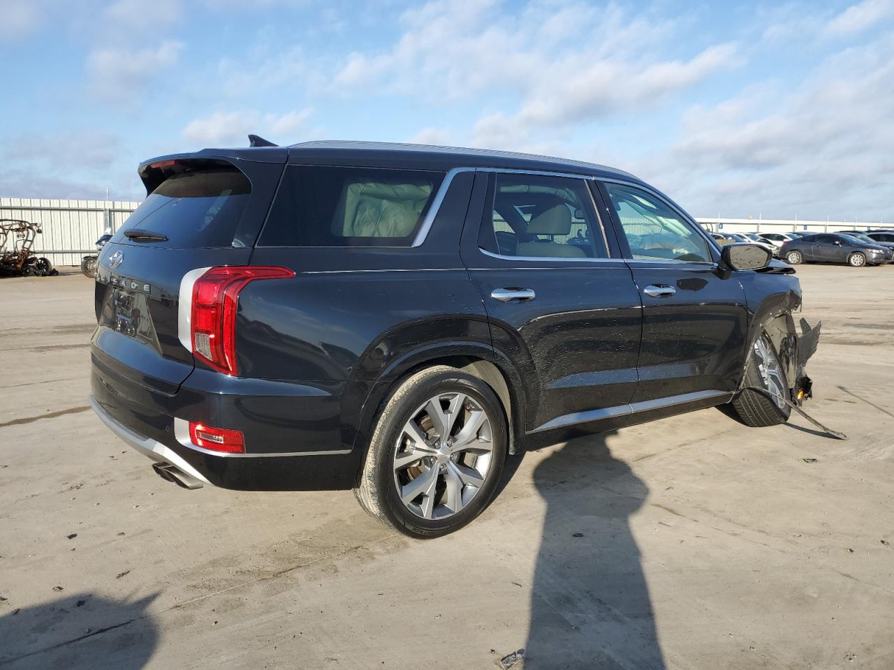 2021 Hyundai Palisade VIN KM8R54HE0MU211192 Copart auction photo, front end damage thumbnail 3
