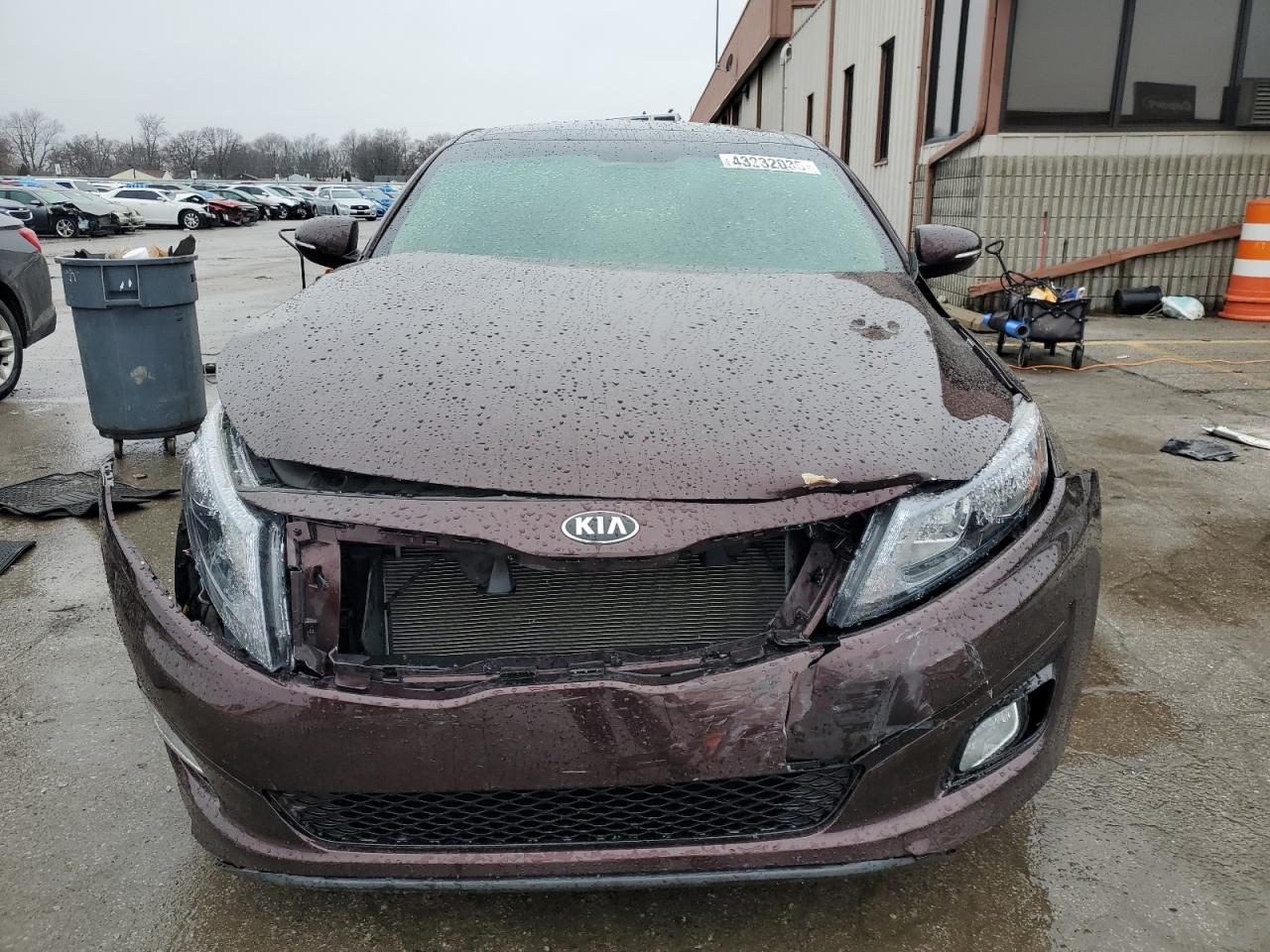 2015 KIA Optima VIN 5XXGN4A79FG383057 Copart auction photo, front end damage thumbnail 5