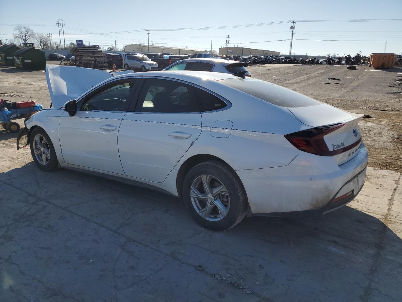 2023 Hyundai Sonata VIN KMHL24JA7PA287911 Copart auction photo, front end / minor dent/scratches damage thumbnail 2
