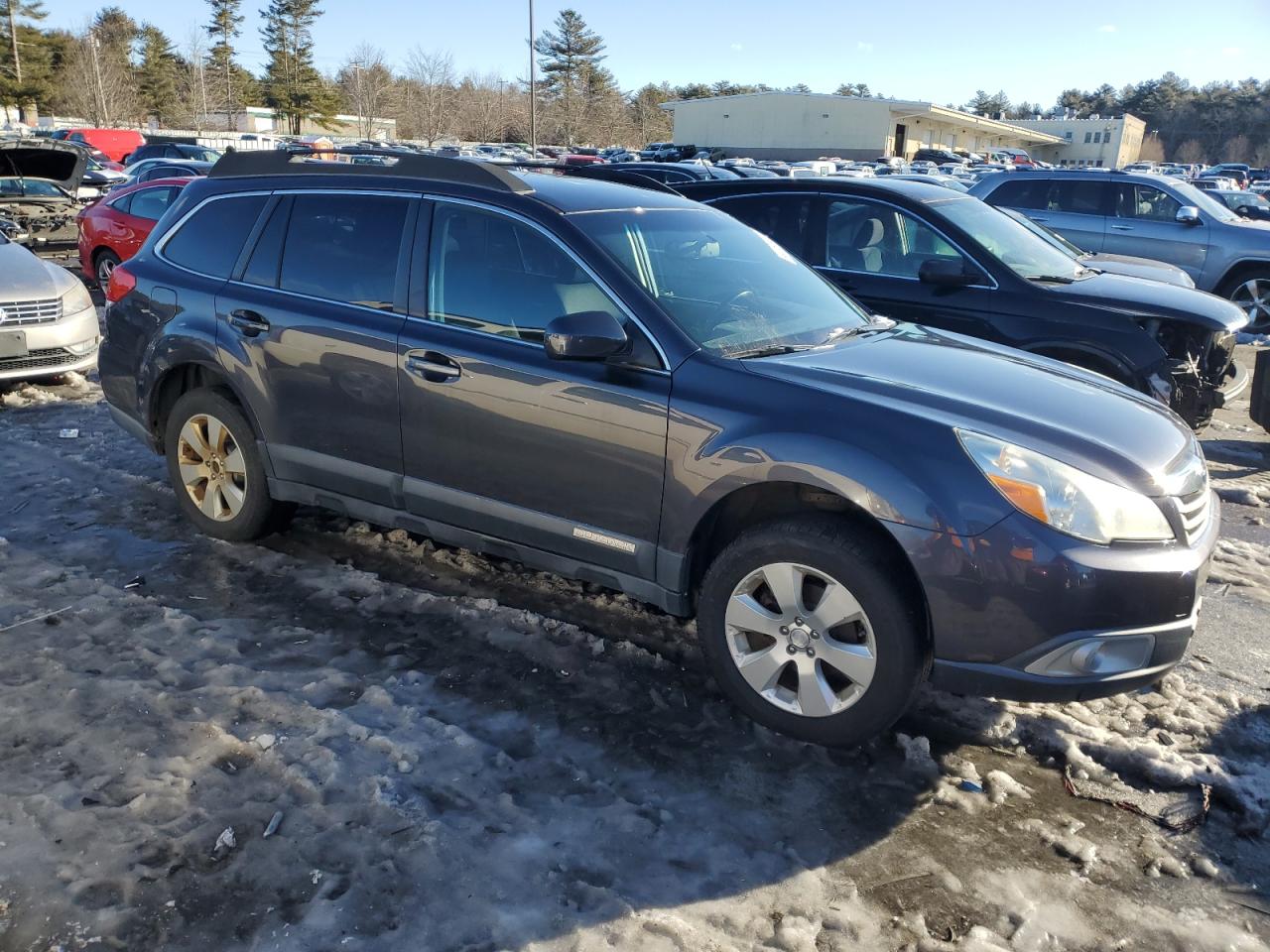 2012 Subaru Outback VIN 4S4BRBCC6C3298696 Copart auction photo, all over / side damage thumbnail 4