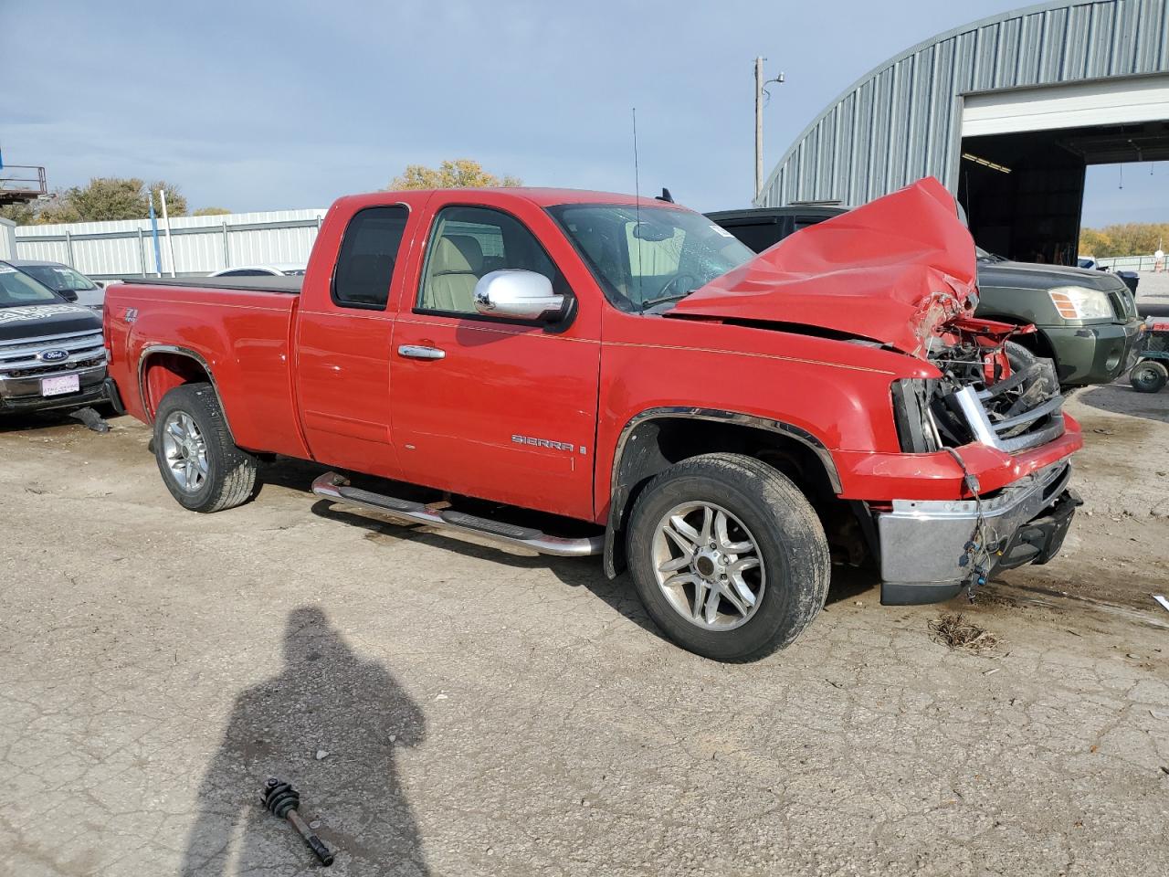 2009 GMC Sierra VIN 1GTEK39J59Z174040 Copart auction photo, front end damage thumbnail 4