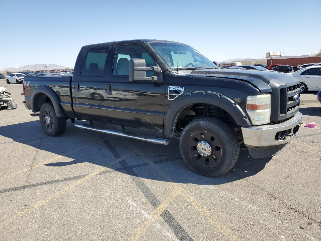 2008 Ford F250 VIN 1FTSW21598EC86197 Copart auction photo, burn damage thumbnail 4
