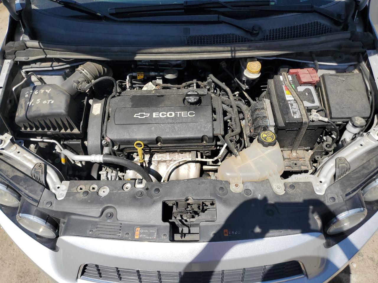 2016 Chevrolet Sonic VIN 1G1JC5SH0G4178272 Copart auction photo, rear end damage thumbnail 11