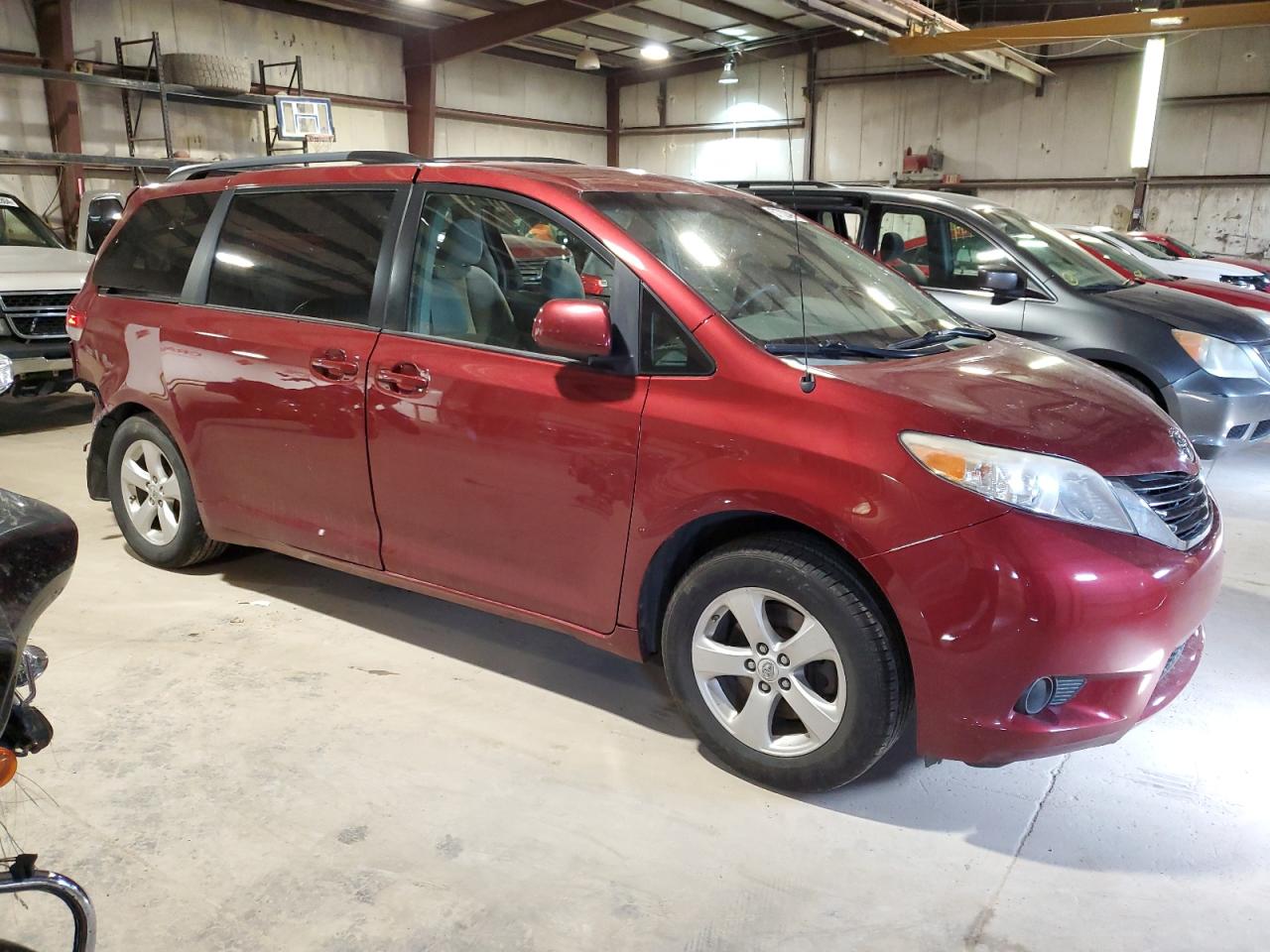 2012 Toyota Sienna VIN 5TDKK3DC9CS263453 Copart auction photo, rear end / side damage thumbnail 4