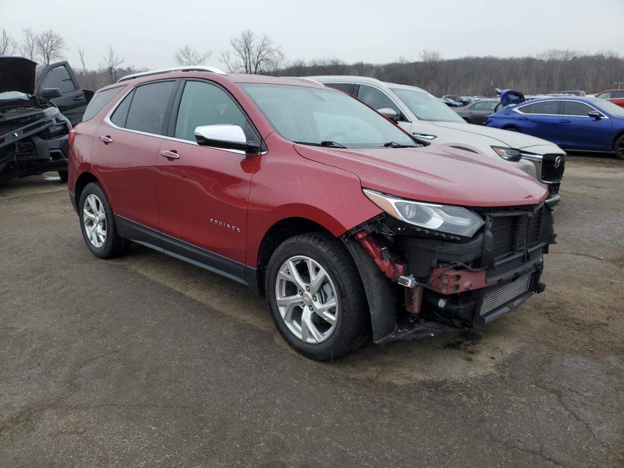 2019 Chevrolet Equinox VIN 3GNAXXEV3KS598018 Copart auction photo, all over damage thumbnail 4