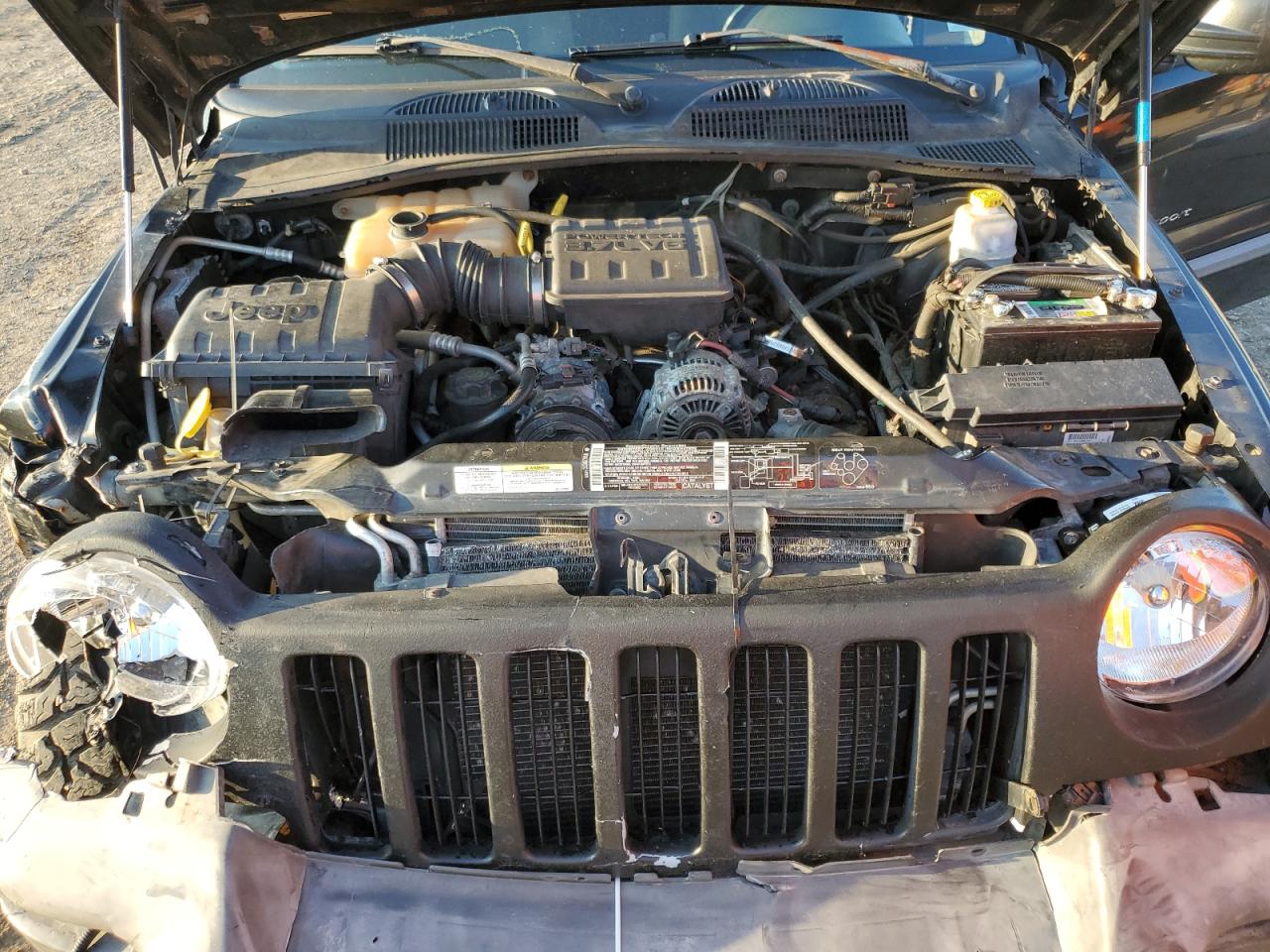2002 Jeep Liberty (North America) VIN 1J4GK48K72W260699 Copart auction photo, front end damage thumbnail 13