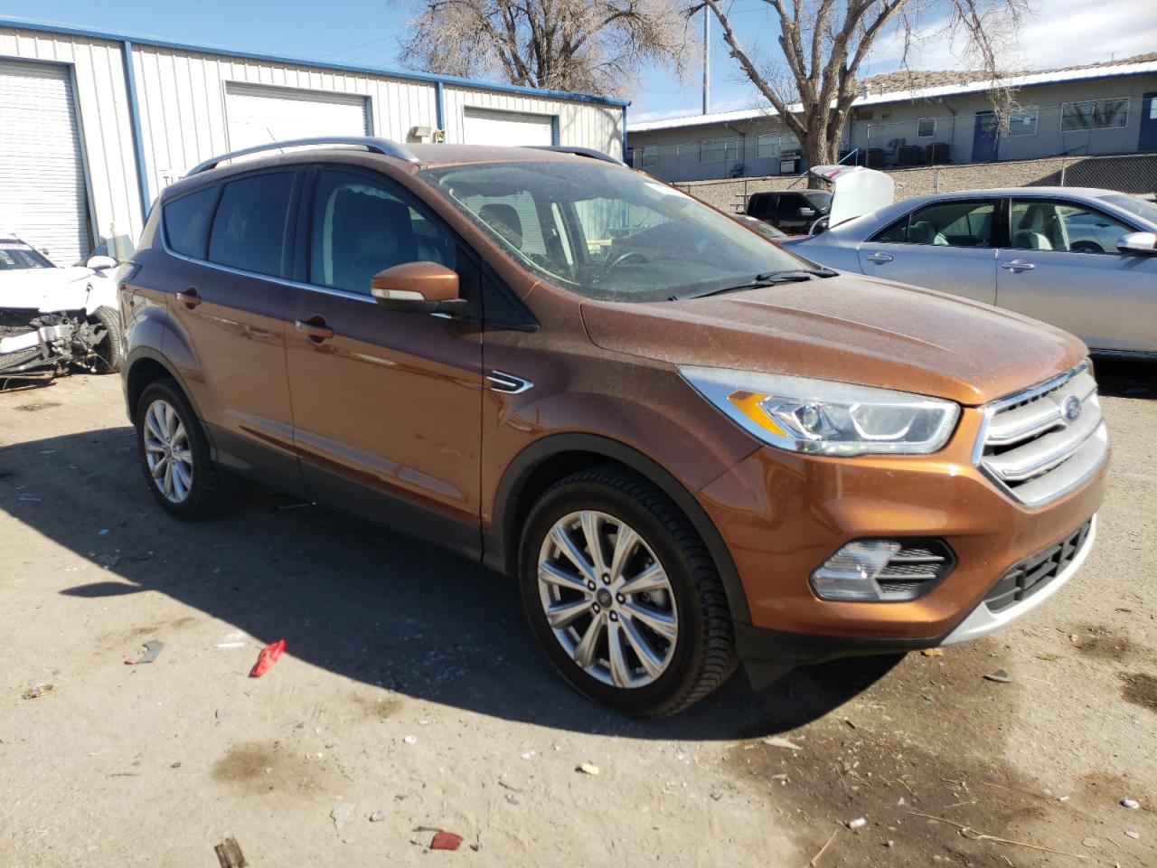 2017 Ford Escape VIN 1FMCU9J91HUC26941 Copart auction photo, side damage thumbnail 4