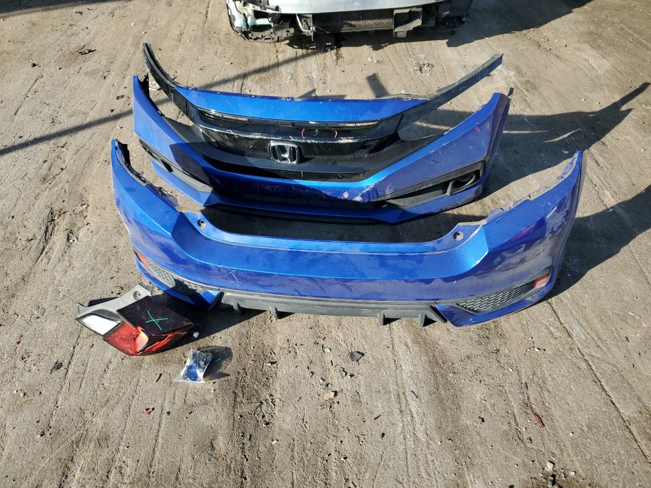 2019 Honda Civic VIN 2HGFC4B8XKH302326 Copart auction photo, all over damage thumbnail 12