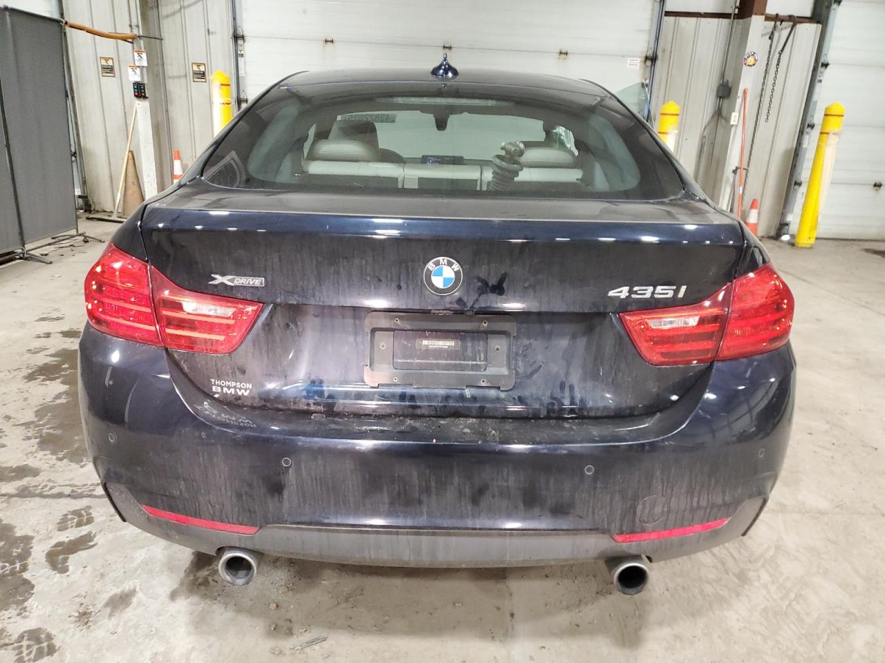 2015 BMW 4er VIN WBA4B3C55FGV48268 Copart auction photo, front end / side damage thumbnail 6