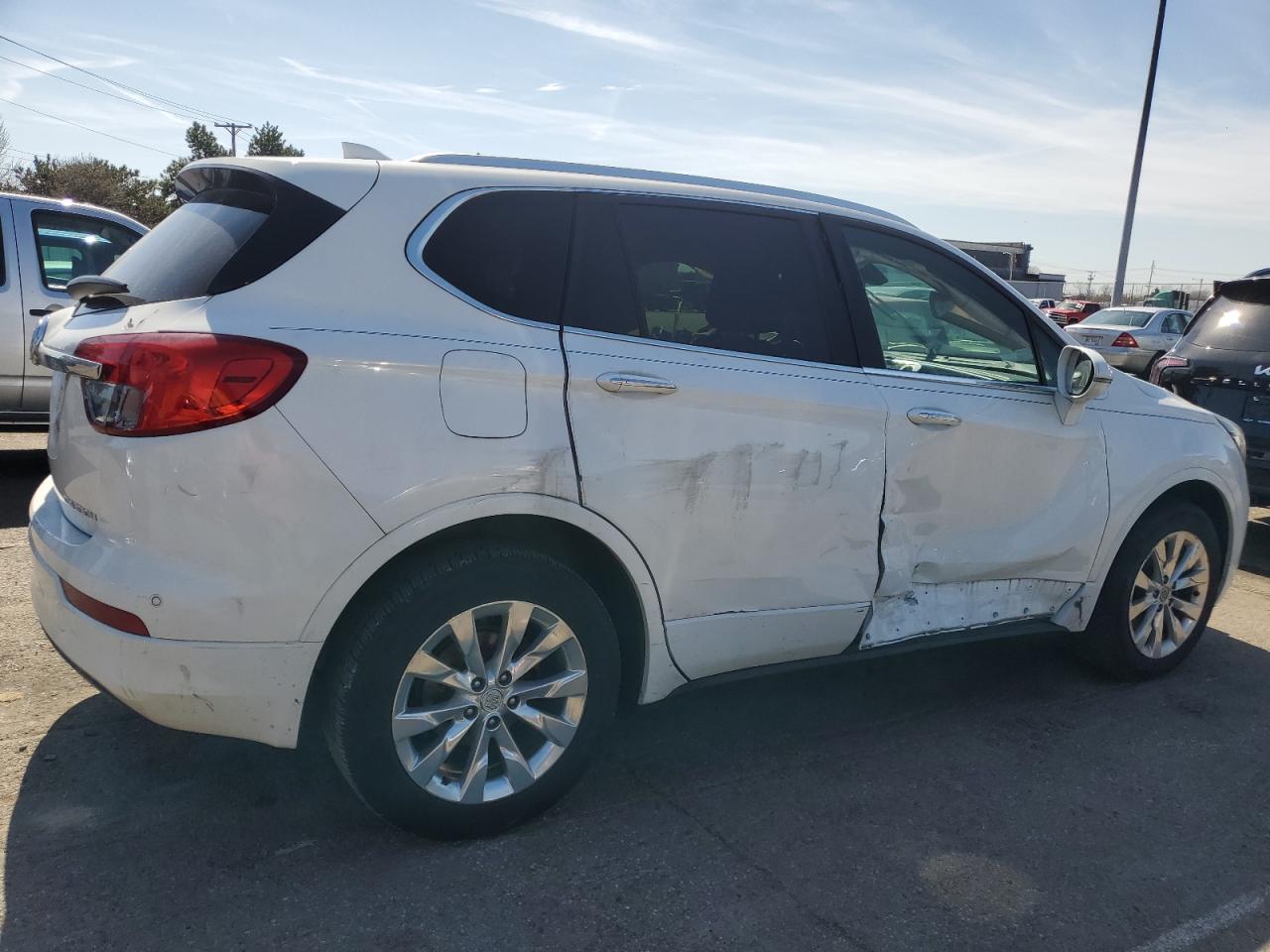 2017 Buick Envision VIN LRBFXBSA5HD151264 Copart auction photo, side damage thumbnail 3