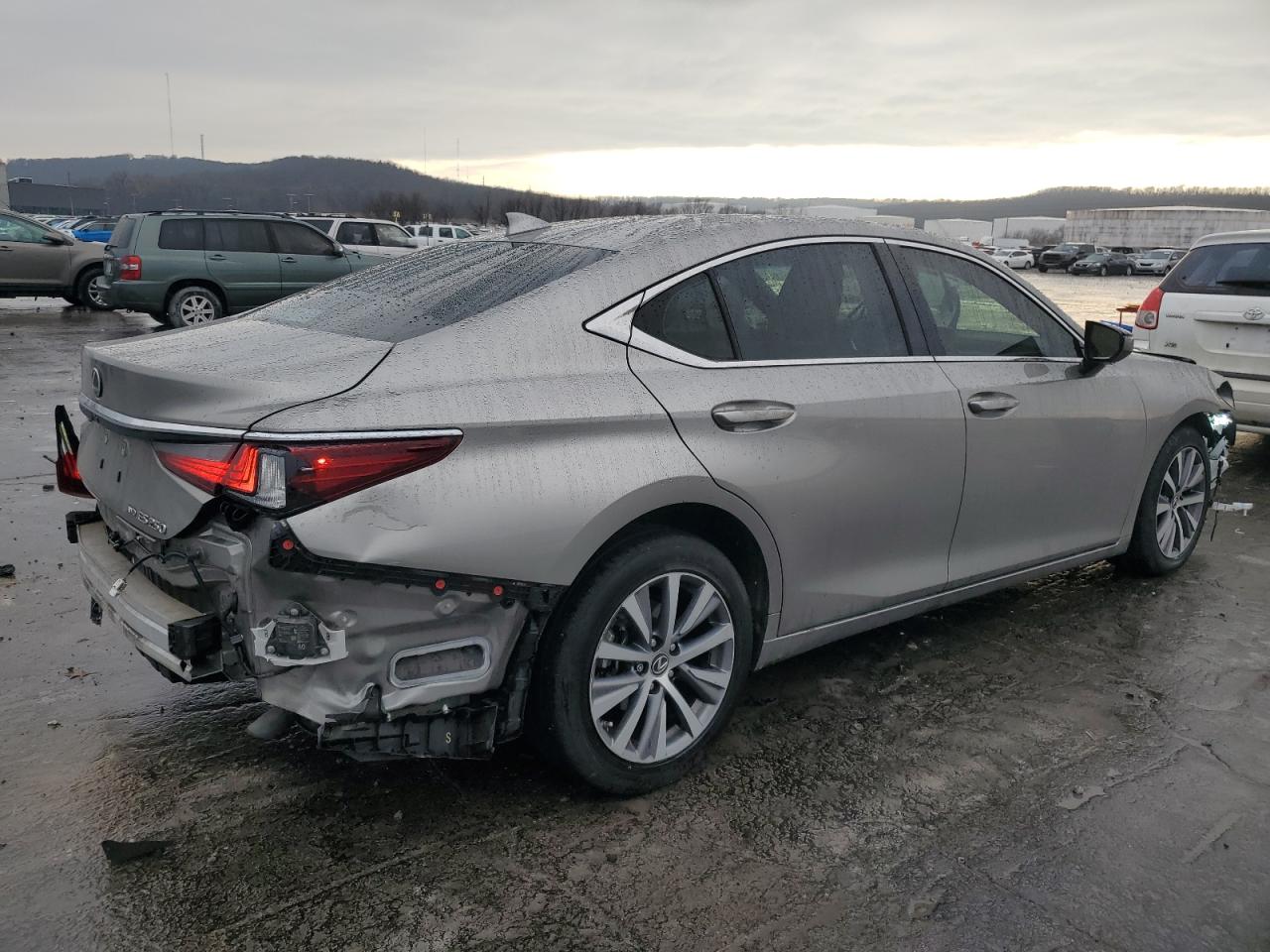 2021 Lexus ES VIN 58AD11D14MU003283 Copart auction photo, rear end / front end damage thumbnail 3
