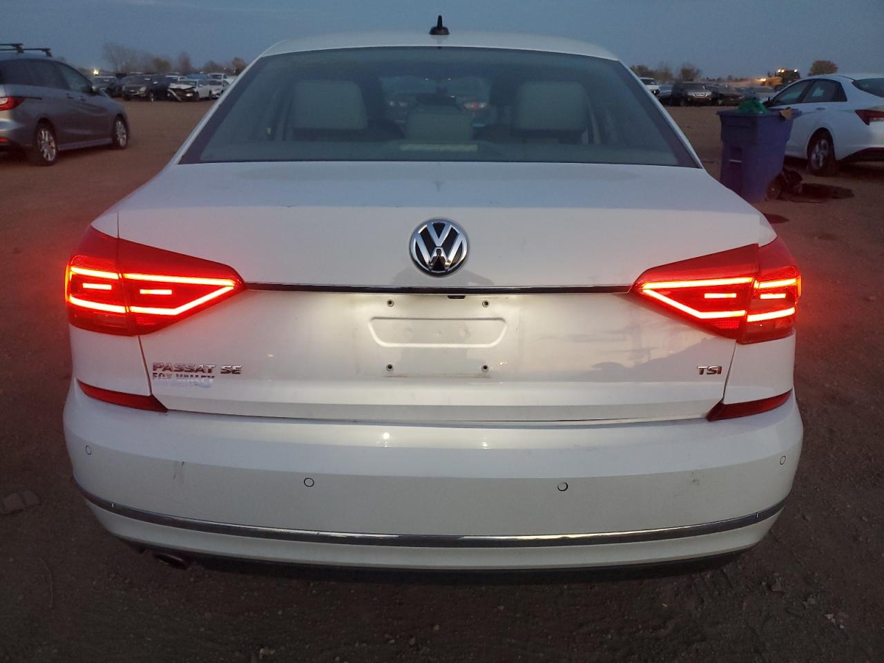 2018 Volkswagen Passat VIN 1VWBA7A38JC000929 Copart auction photo, front end / rear end damage thumbnail 6