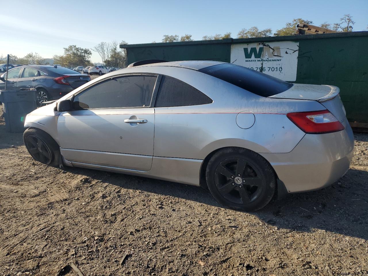 2008 Honda Civic VIN 2HGFG12848H510617 Copart auction photo, undercarriage / front end damage thumbnail 2