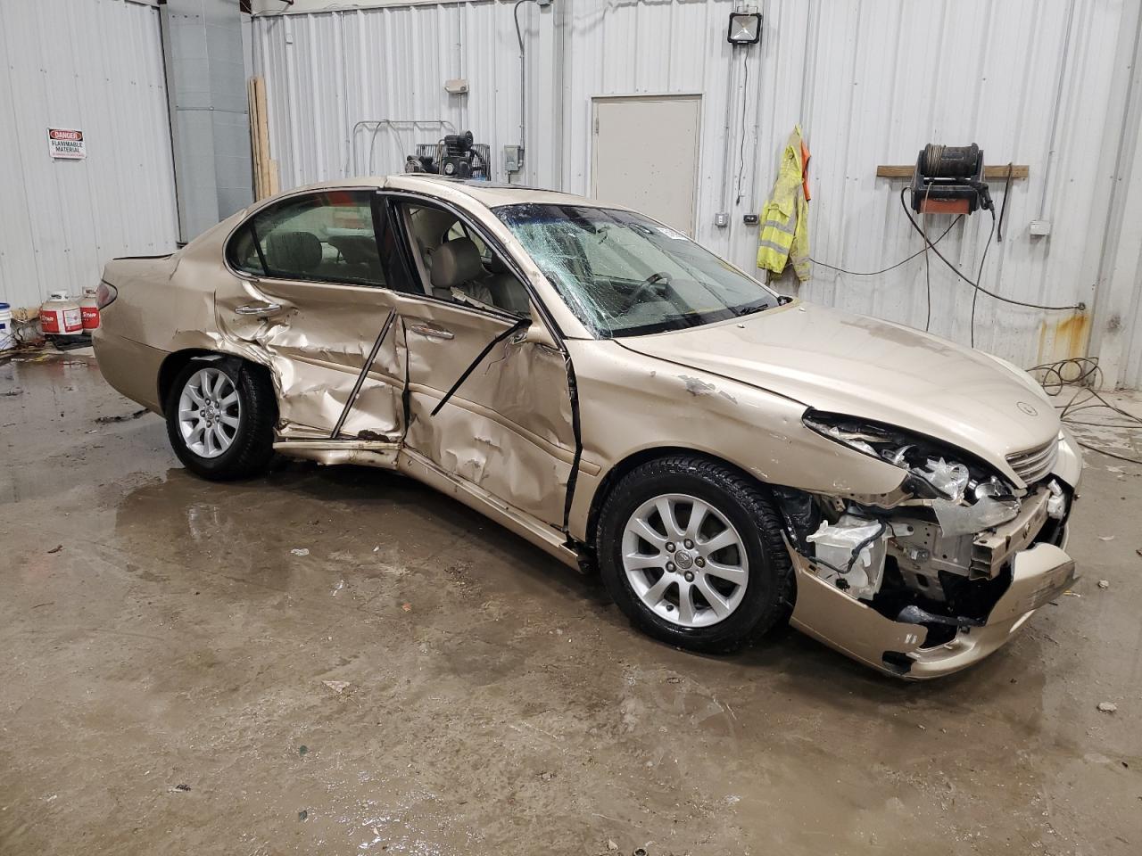 2003 Lexus ES VIN JTHBF30G436020905 Copart auction photo, all over damage thumbnail 4