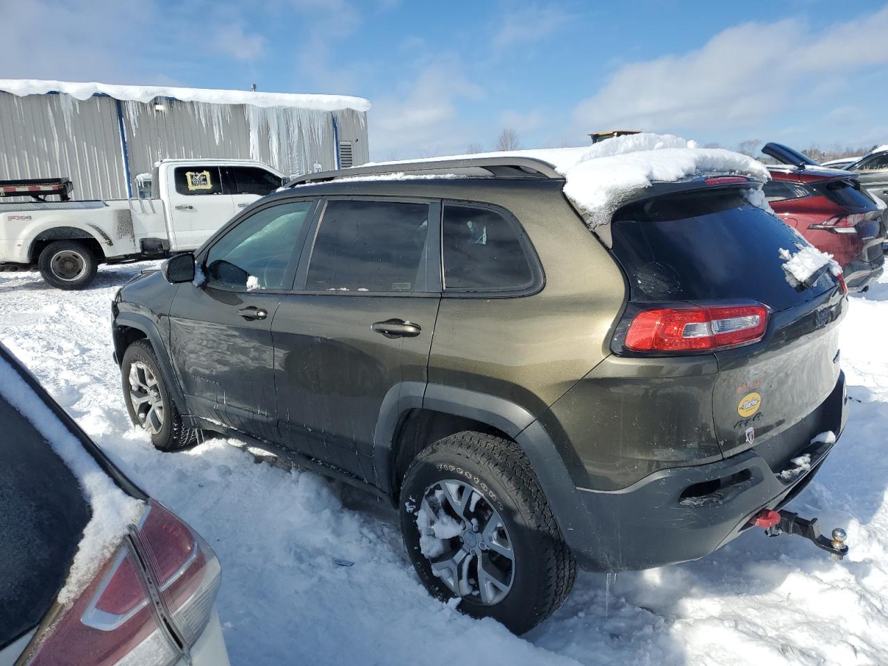 2014 Jeep Cherokee VIN 1C4PJMBS2EW310818 Copart auction photo, front end damage thumbnail 2