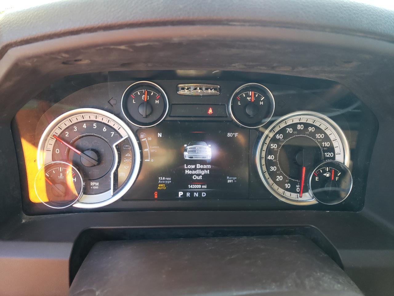 2017 RAM 1500 VIN 3C6RR7LT2HG511848 Copart auction photo, front end damage thumbnail 9