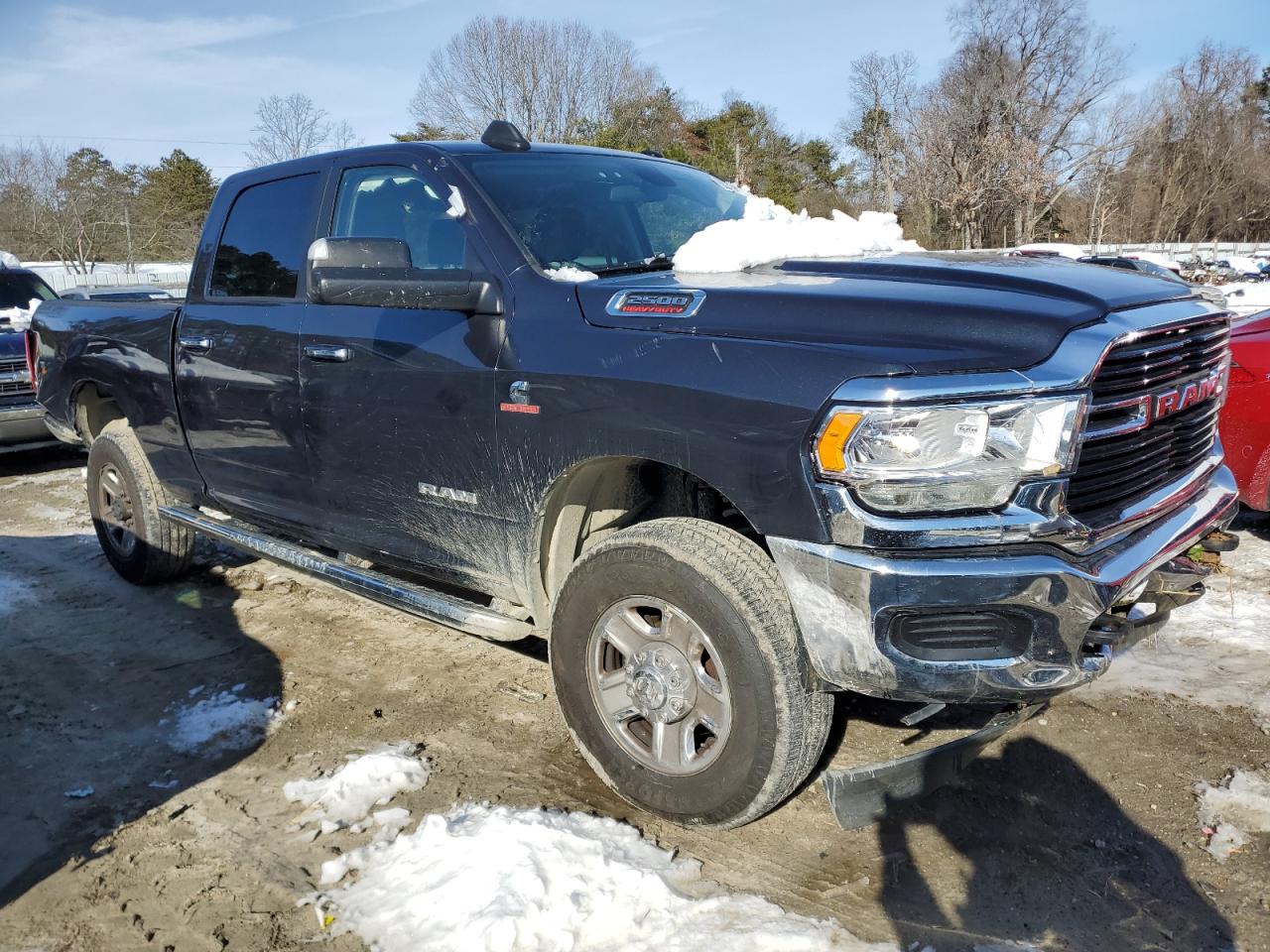 2019 RAM 2500 VIN 3C6UR5DL7KG689419 Copart auction photo, all over damage thumbnail 4