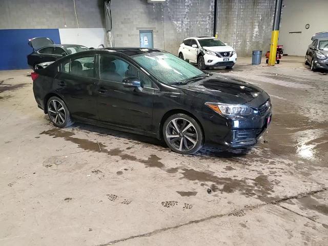 2022 Subaru Impreza VIN 4S3GKAL60N3609092 Copart auction photo, side damage thumbnail 13