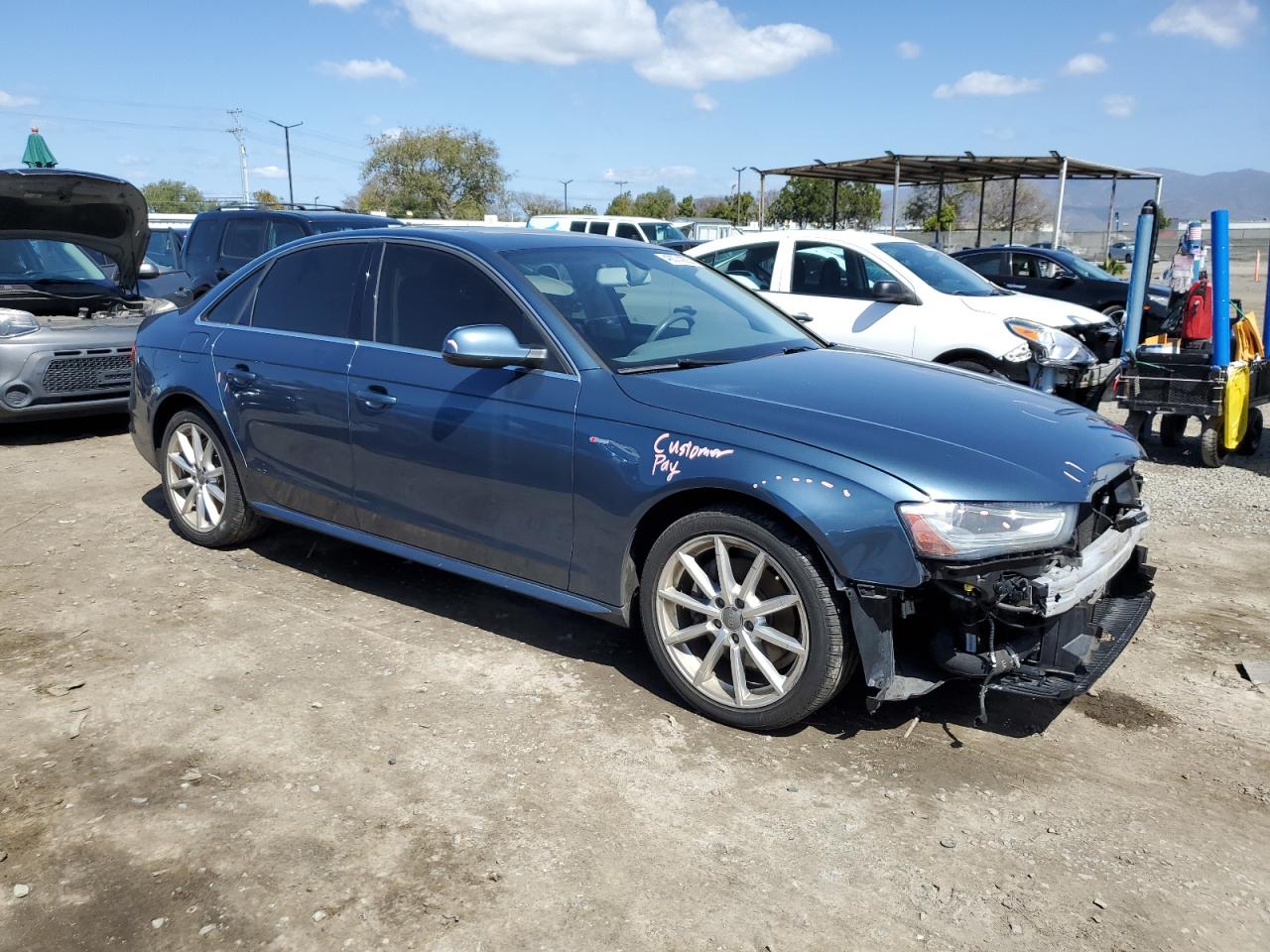 2016 Audi A4 VIN WAUAFAFL1GN013523 Copart auction photo, front end damage thumbnail 4