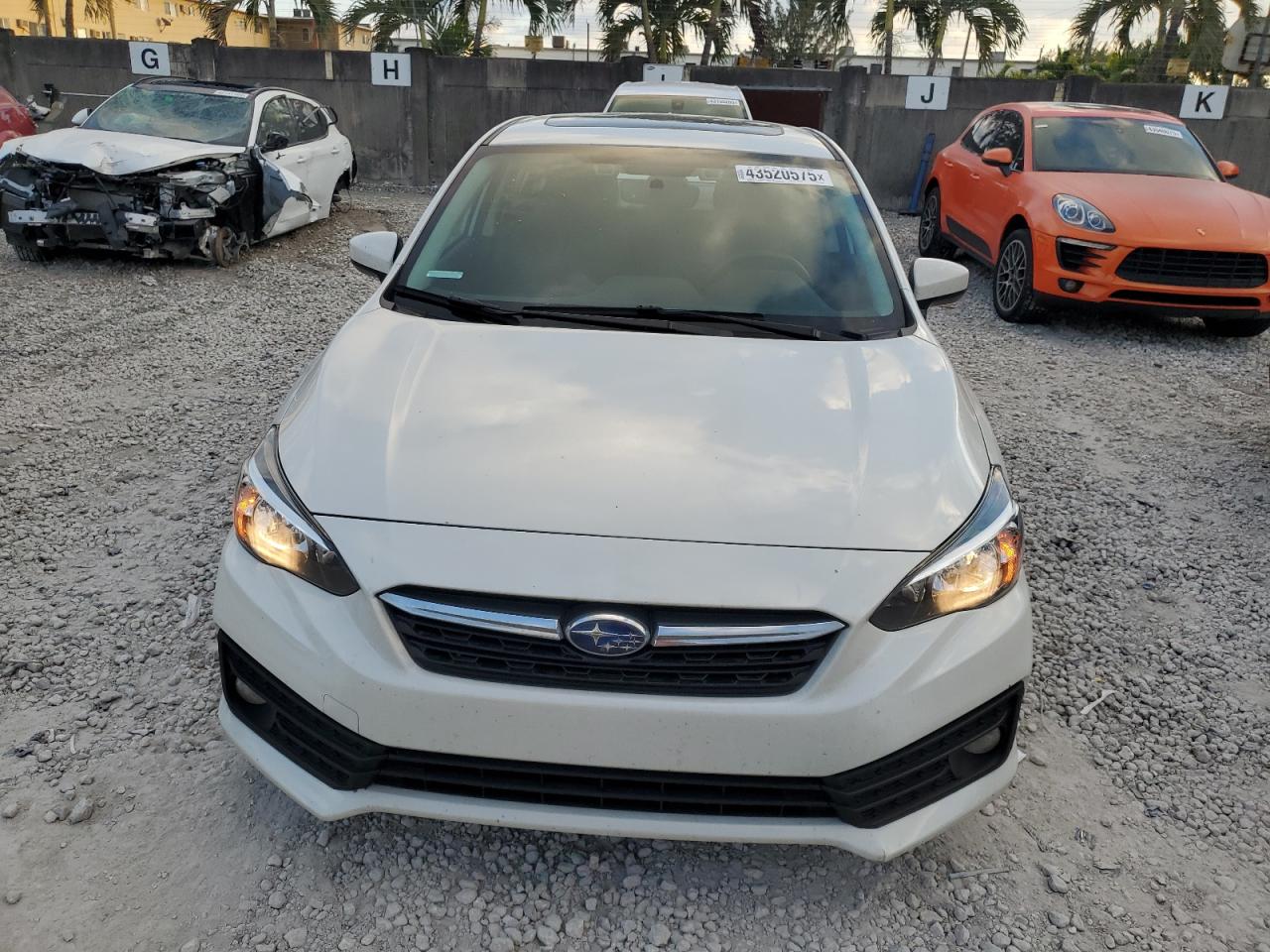 2020 Subaru Impreza VIN 4S3GKAD68L3611801 Copart auction photo, rear end damage thumbnail 5