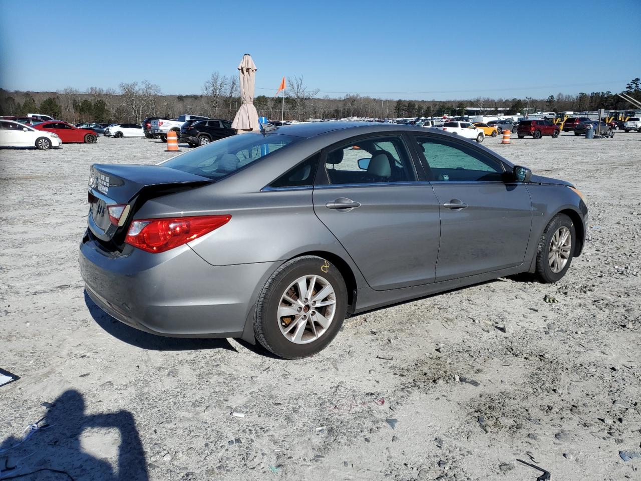 2013 Hyundai Sonata VIN 5NPEB4AC9DH690338 Copart auction photo, rear end damage thumbnail 3