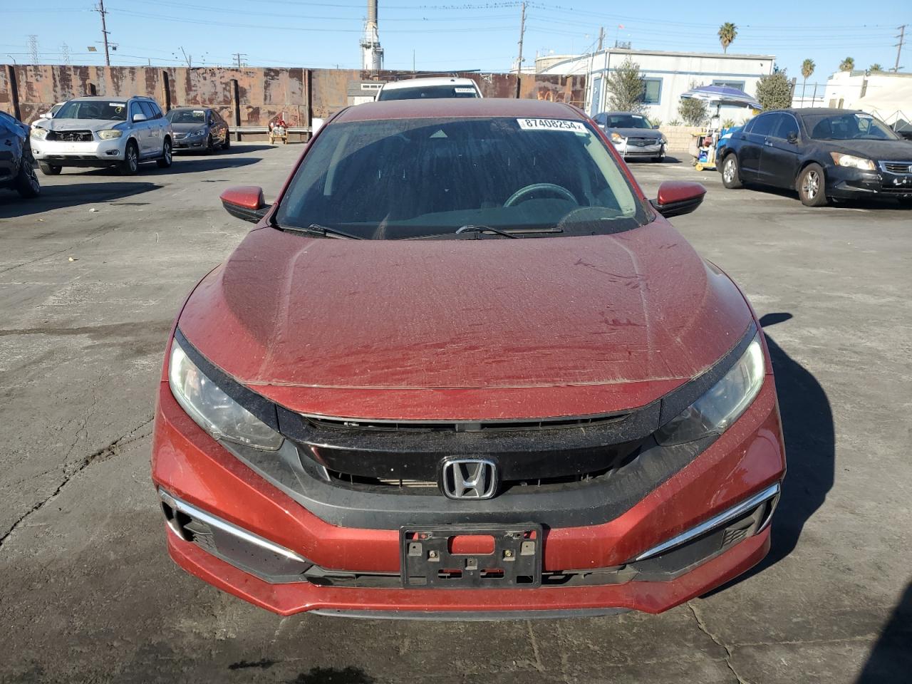 2019 Honda Civic VIN 2HGFC2F67KH539725 Copart auction photo, rear end damage thumbnail 5