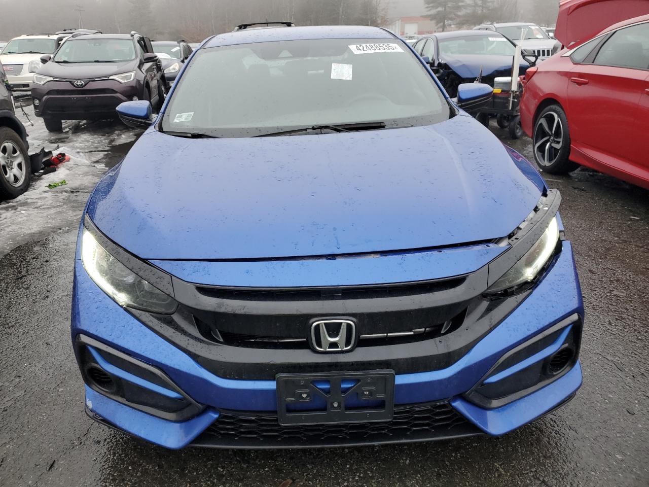 2020 Honda Civic VIN SHHFK7H3XLU421126 Copart auction photo, side / front end damage thumbnail 5