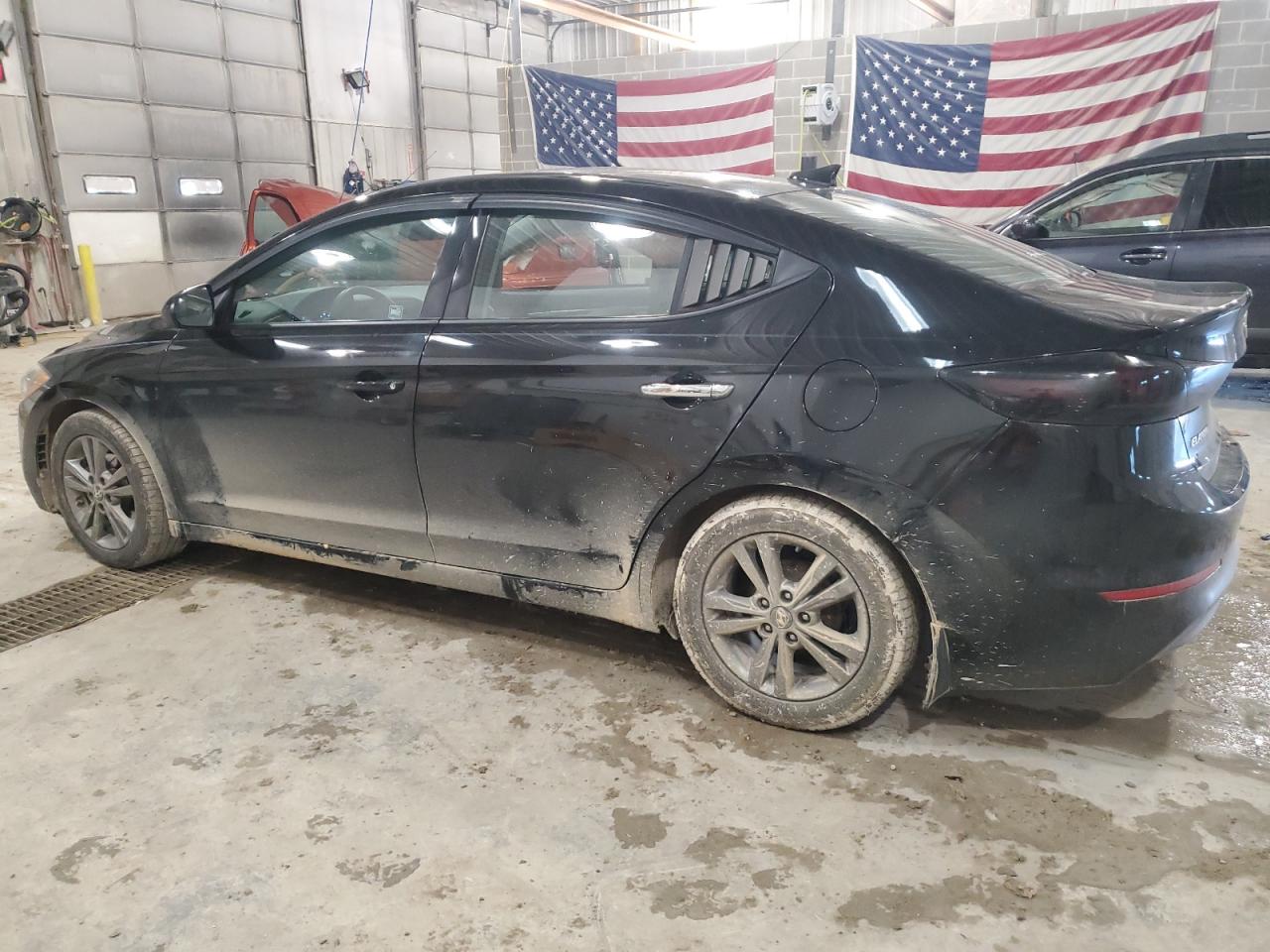 2017 Hyundai Elantra VIN 5NPD84LF0HH031149 Copart auction photo, side damage thumbnail 2