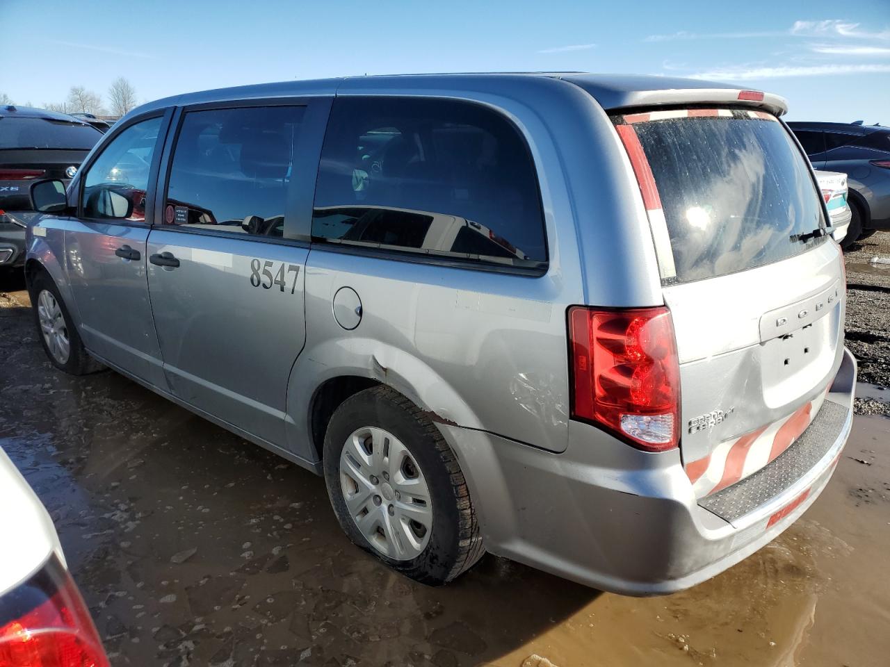 2019 Dodge Caravan VIN 2C4RDGBG5KR580353 Copart auction photo, mechanical damage thumbnail 2