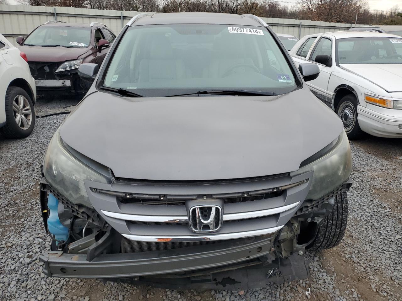 2013 Honda CR-V VIN 2HKRM4H76DH675946 Copart auction photo, front end damage thumbnail 5
