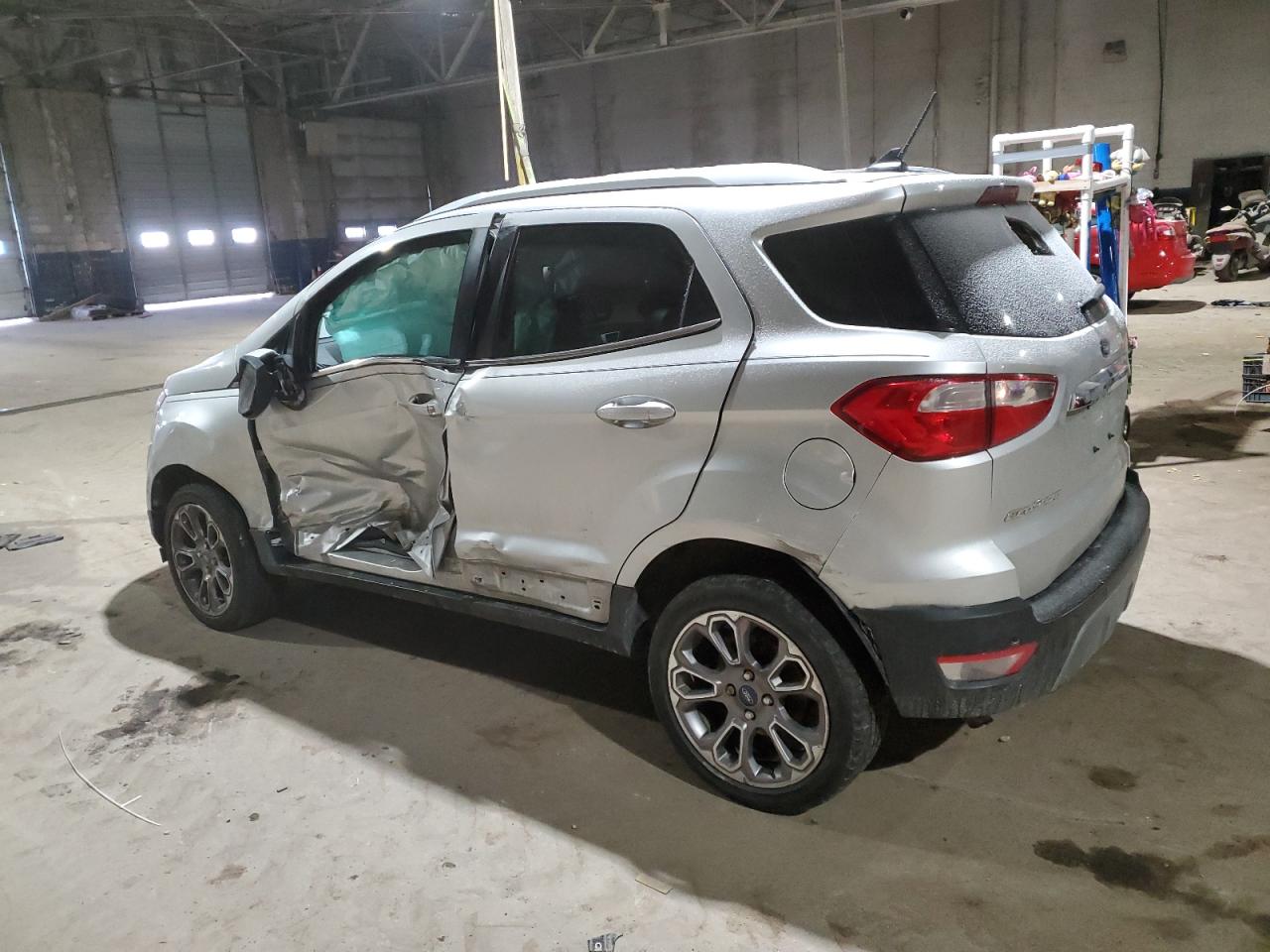 2018 Ford EcoSport VIN MAJ6P1WL7JC180242 Copart auction photo, side damage thumbnail 2