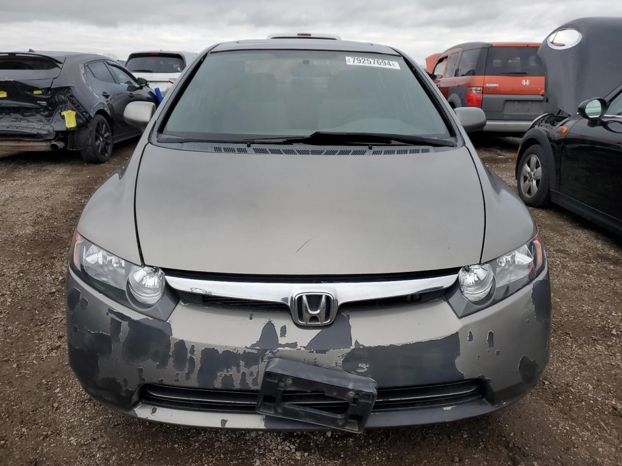 2007 Honda Civic VIN 1HGFA16867L072213 Copart auction photo, rear end damage thumbnail 5