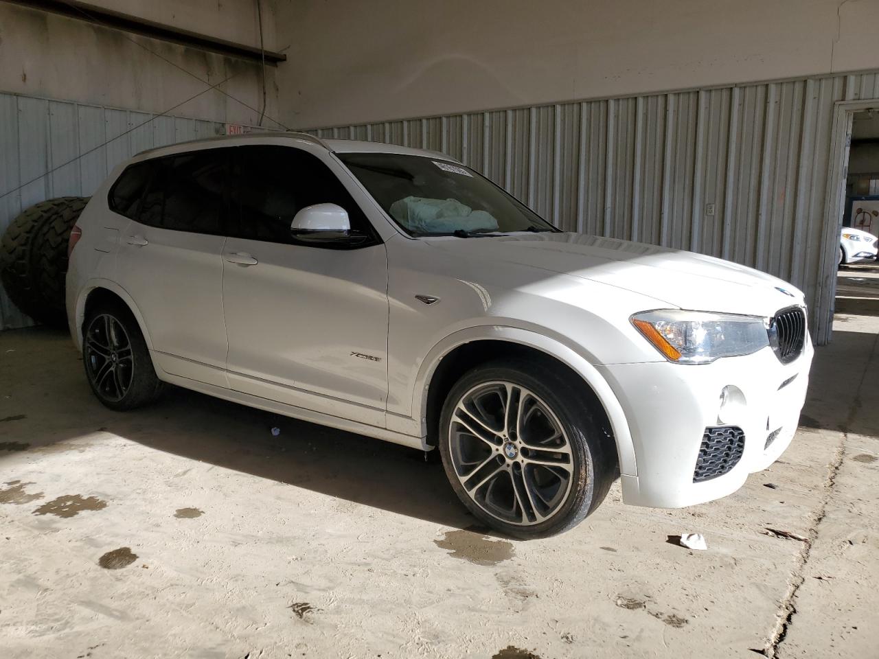 2015 BMW X3 VIN 5UXWX9C5XF0D55222 Copart auction photo, undercarriage / mechanical damage thumbnail 4