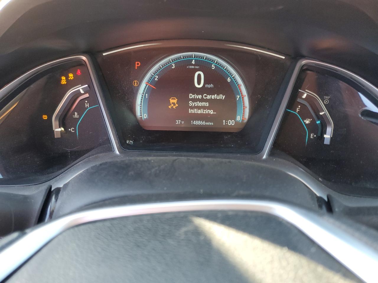 2016 Honda Civic VIN 19XFC1F33GE223577 Copart auction photo, side / rear end damage thumbnail 9