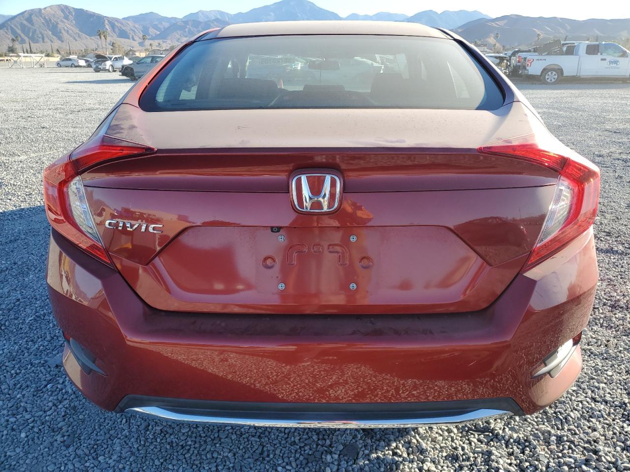2020 Honda Civic VIN 2HGFC2F6XLH575586 Copart auction photo, all over damage thumbnail 6