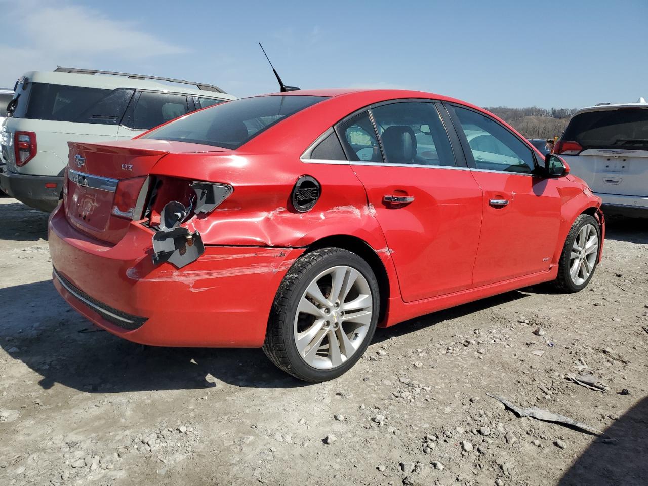 2014 Chevrolet Cruze VIN 1G1PG5SB2E7194639 Copart auction photo, front end / rear end damage thumbnail 3