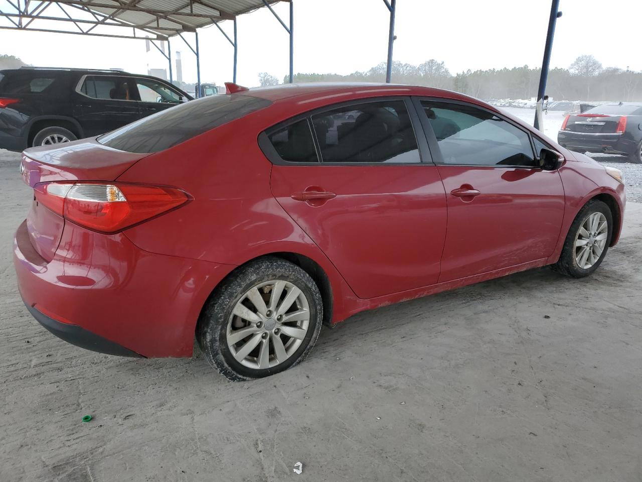 2015 KIA Forte VIN KNAFX4A65F5317846 Copart auction photo, front end damage thumbnail 3