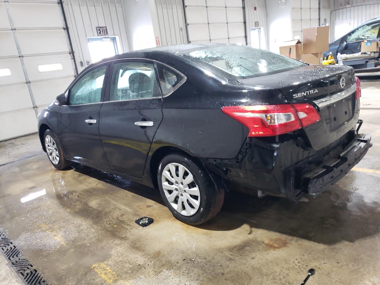 2019 Nissan Sentra VIN 3N1AB7AP0KY205929 Copart auction photo, side / rear end damage thumbnail 2