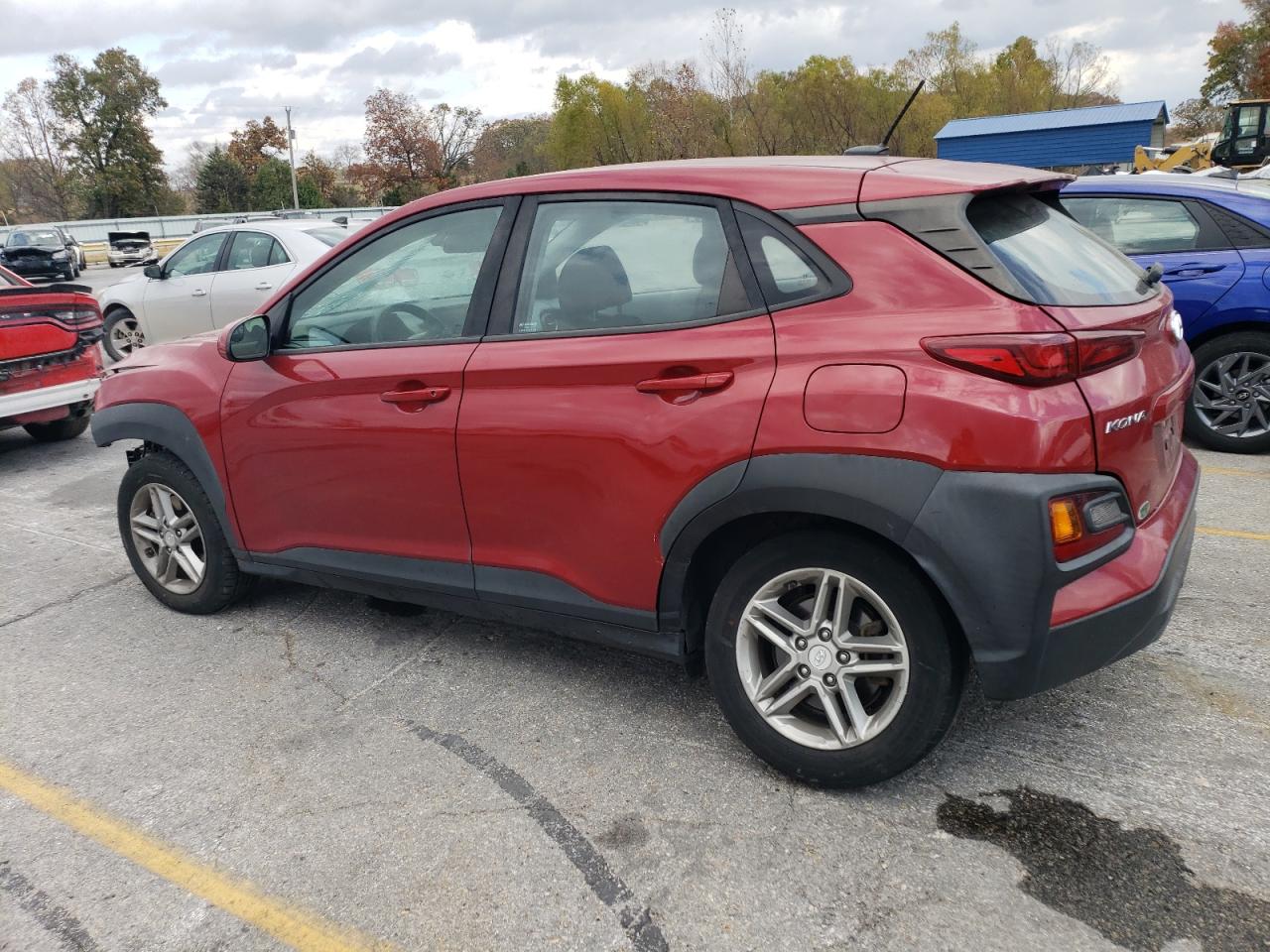2019 Hyundai Kona VIN KM8K1CAA2KU194293 Copart auction photo, front end / undercarriage damage thumbnail 2