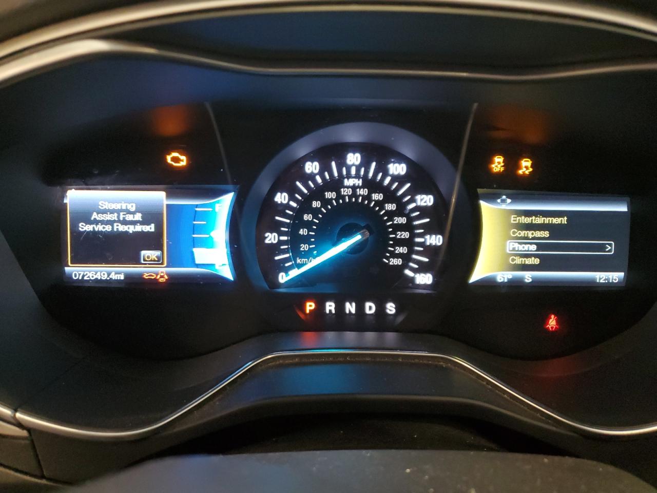 2016 Ford Fusion VIN 3FA6P0H71GR104195 Copart auction photo, front end damage thumbnail 9